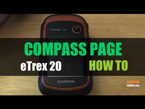Garmin eTrex 20 22X- Compass Page