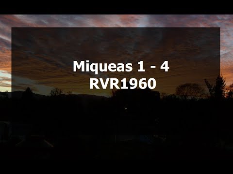 The Spoken Bible/ Micah 1-4