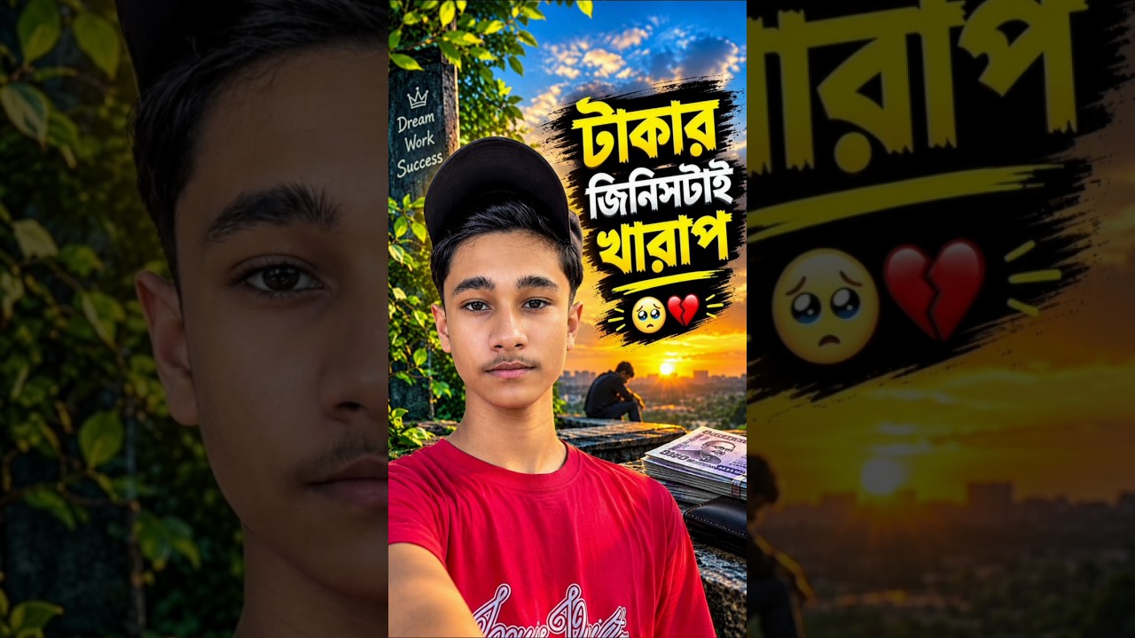 টাকা জিনিসটাই খারাপ 🥺💸 #shorts #trending #sadlovestory #viralvideo #love #mane