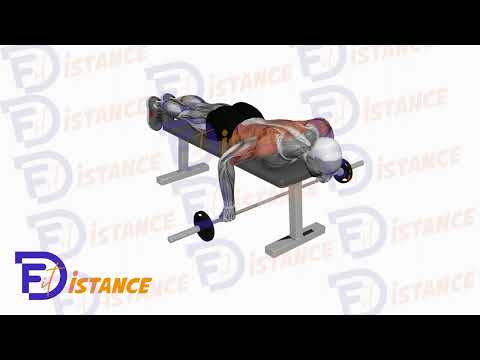 Exercice Rowing couché à la barre