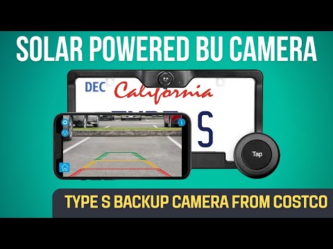 Type S Solar Powered HD Quick-Connect Backup Camera from Costco