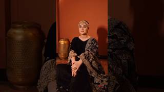 Hand Embroidered White Pure Chiffon Gharara - Video 2