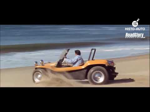 Elvis Presley drives a Meyer Manx dune Buggy