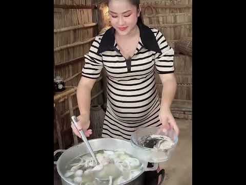 Amazing video, Cook big river fish with country style