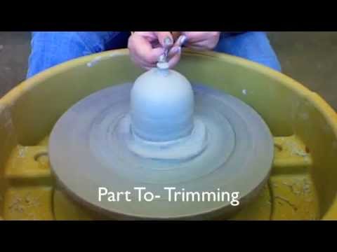Throwing candle holder on pottery wheel UPDATE!!