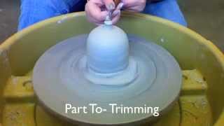 Throwing candle holder on pottery wheel UPDATE!!