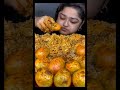Maddy Eats Big Bite S Spicy Chicken Biryani Recipe Mukbang