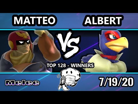 GOML 2020 SSBM - Matteo (Captain Falcon) Vs. Albert (Falco) Melee Top 128