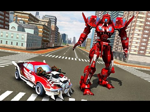 Robot Car War Transform Fight Android Gameplay
