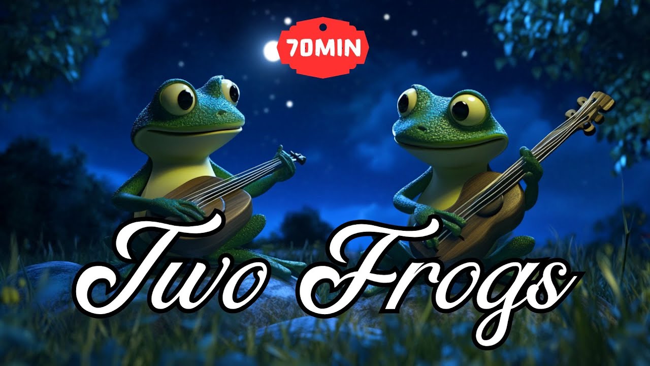 🐸💚 Two Frogs 🌟 | Bedtime Stories | Animal Tales | Classic Story | Children Story 🌈