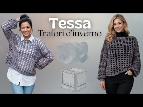 Miniatura tutorial 2: Nirvana misto lana cotone soffilo sfumato gomitolo 50g
