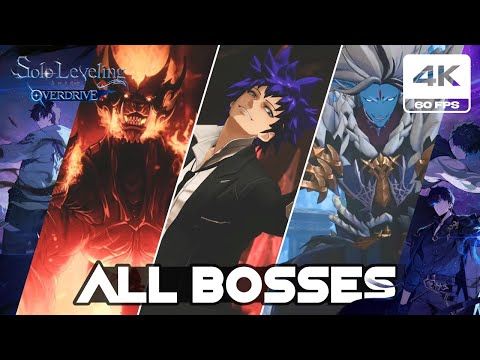 Solo Leveling Arise Overdrive - All Bosses Fight (4K 60FPS PC)