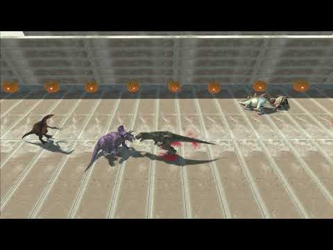 Trex Vs All DeathRUN 5 ♦ Animal Revolt Battle Simulator ♦