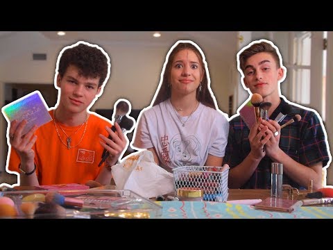 MAKEUP CHALLENGE with Johnny Orlando & Hayden Summerall