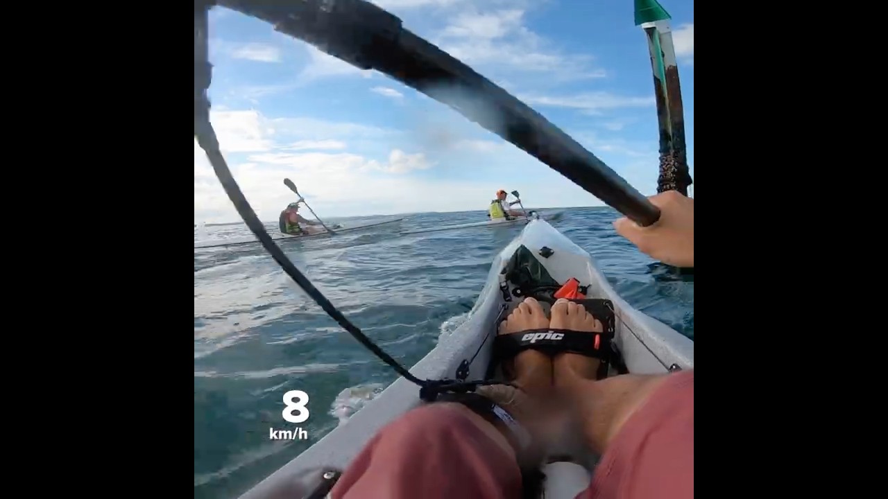 Short surfski, short turn #surfski #kayaking #paddlers #newzealand