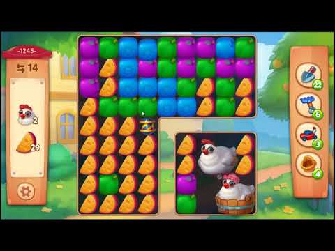 Farmscapes Level 1245 - NO BOOSTERS 🌻🚜🐔 | SKILLGAMING ✔️