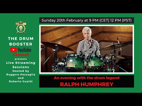 An evening with the drum legend - Ralph Humphrey