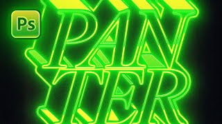 How to Make 3D Neon Text in Photoshop!