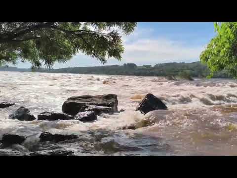 Salto do Roncador no Rio Uruguai em Porto Vera Cruz RS