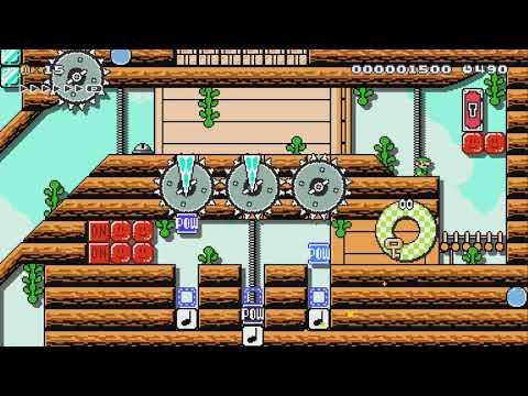 Icicles Pressure Plates II by espritσx. - Super Mario Maker 2 - No Commentary 1bv