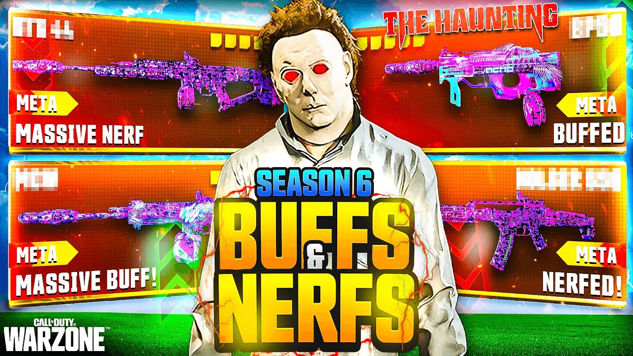 Warzone Season 6 HAUNTING NERFS and BUFFS, MASSIVE STG44 NERF and More