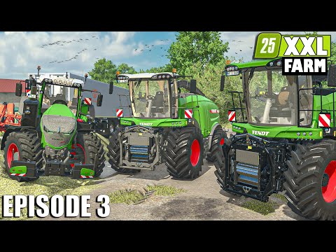 THE BIGGEST SILAGE HARVEST YET – 1.2 MILLION Liters | The XXL FARM | Farming Simulator 25 Ep3