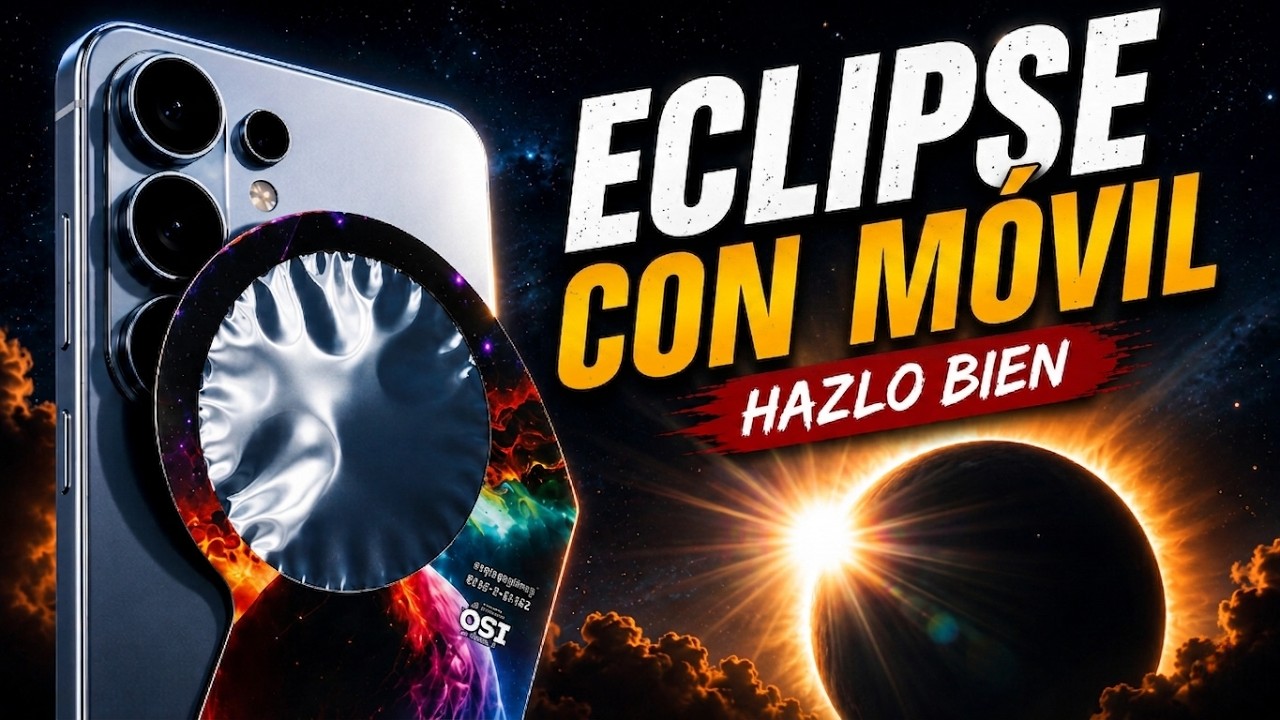 ECLIPSE Solar 2026: Cómo fotografiarlo con tu MÓVIL