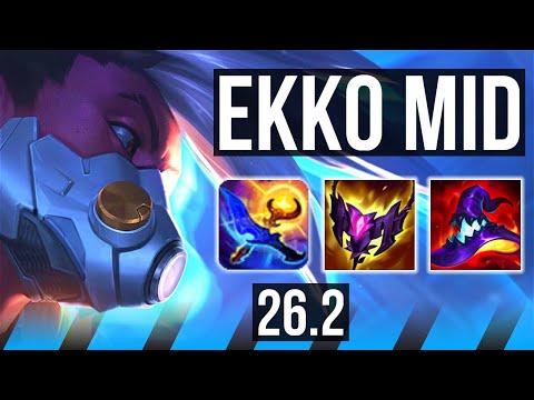 EKKO vs ZED (MID) | 85K damage | EUW Diamond | 26.2