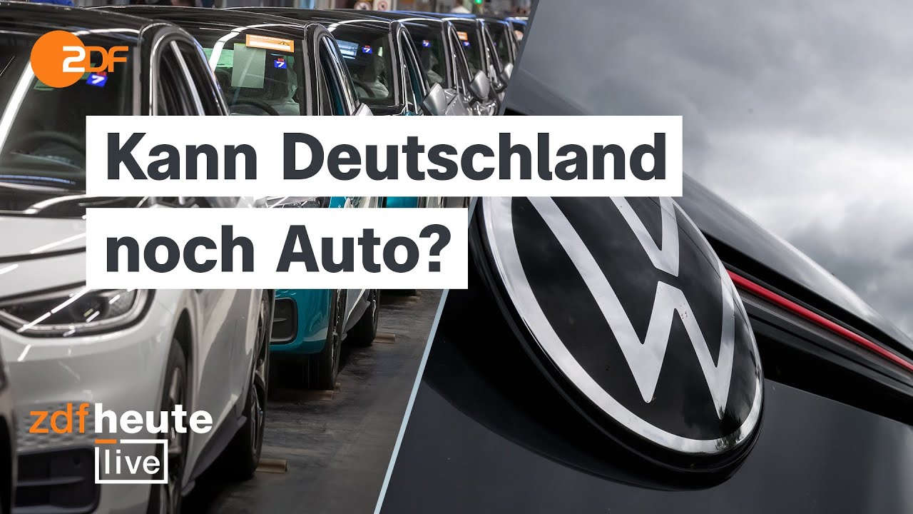 Radikaler Sparkurs bei VW: Was die Krise für Deutschlands Wirtschaft bedeutet | ZDFheute live