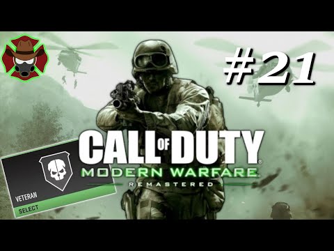 HELICOPTER WONT STOP CHASING ME!! - [Modern Warfare Remastered Veteran Difficulty pt. 21]