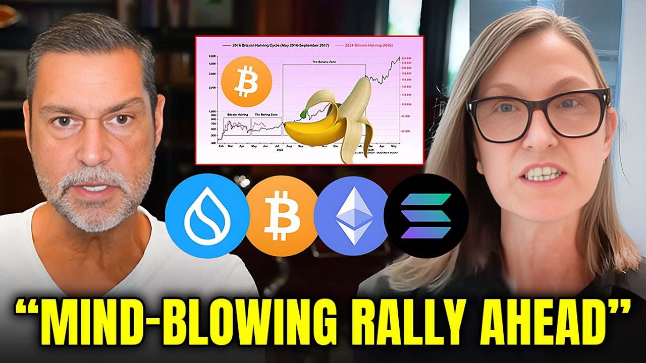 "A Massive SHOCK Is Coming! It'll Absolutely Supercharge Crypto" - Cathie Wood & Raoul Pal