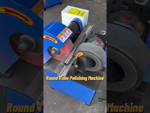 Round Tube Polishing Machine Oxide Removal & Bright Finish on Stainless Steel Pipes #stainlesssteel