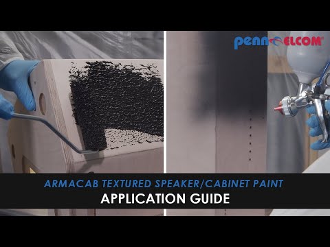 Armacab – Application Guide | Professional Textured Speaker/Cabinet Paint | Penn Elcom