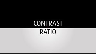 Contrast ratio explained