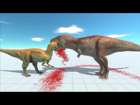 T-Rex Vs All Units (Carnivore Dinosaurs) - Animal Revolt Battle Simulator
