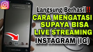 Download lagu How to Overcome Not Being Able to Live Stream on Instagram - How to Live on IG mp3