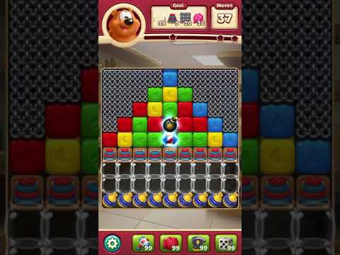 Toon Blast Level 3371 NO BOOSTERS - A S GAMING ✔️