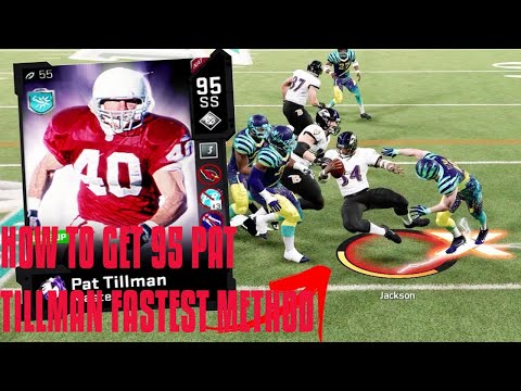 HOW TO GET 95 PAT TILLMAN - FASTEST METHOD - MADDEN 20 GAMEPLAY