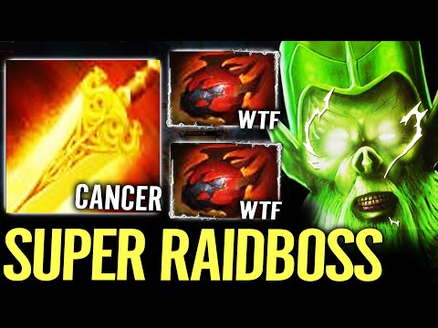 x2 Heart of Tarrasque Makes Necrophos a RAIDBOSS - "HE CAN'T DIE?!" - Dota 2