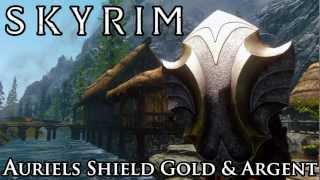 Skyrim Mod Spotlight: Auriels Shield Gold and Argent Retexture