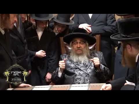 Satmar Rebbe R' Aharon Blesses Students Of Yeshiva Esek Hatorah - Monsey Before Their trip To Europe