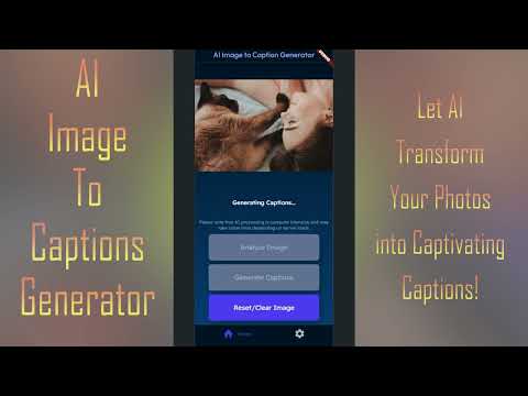 AI Image to Captions Generator Demo