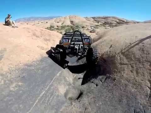 2014 Moab - Hells Revenge trail - Escalator obstacle