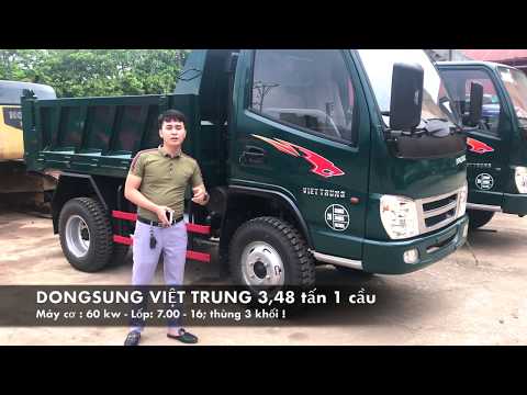 Xe tải ben Dongsung Việt Trung 3,48 tấn