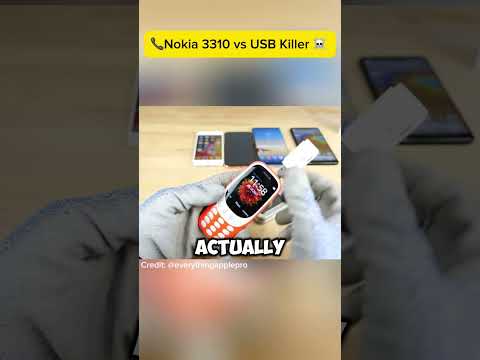 Can a Nokia 3310 survive a USB Killer? (Credit: @EverythingApplePro) #nokia #tech #apple #ps5 #ai