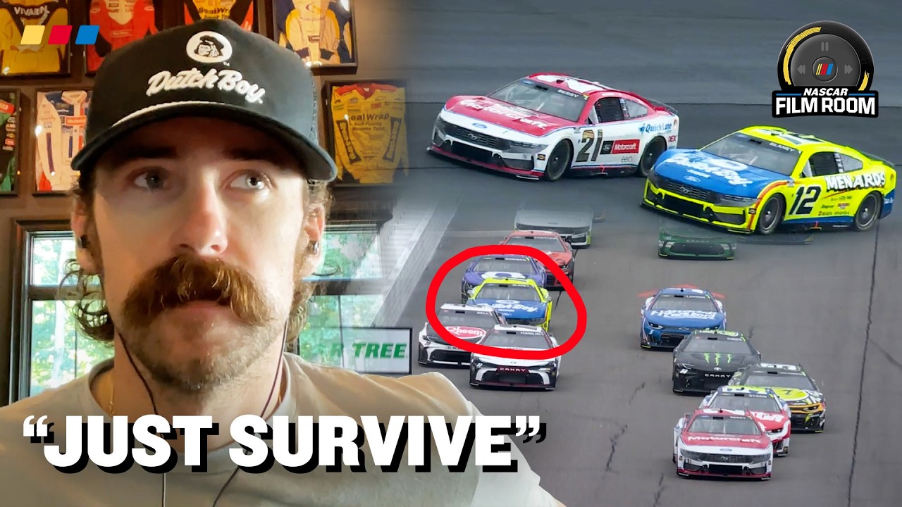 Ryan Blaney Analyzes Wet-Weather Racing and Race Battles