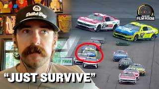 Ryan Blaney Breaks Down Challenges of Wet-Weather Racing | NASCAR Film Room