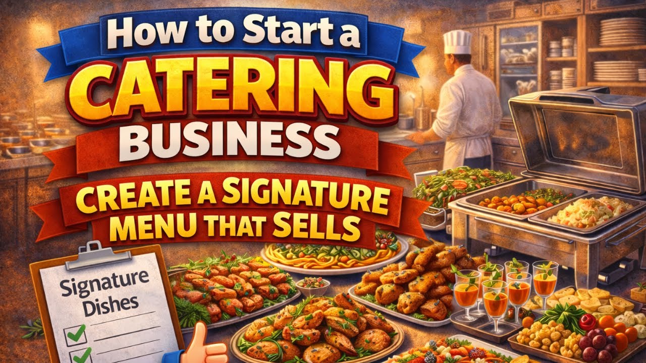 FREE CATERING MENU TEMPLATE How to Start a Catering Business Create a Signature Menu That Sells