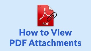 How to View PDF Attachments & Open Attachments from PDF Documents