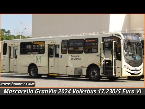 NOVOS ÔNIBUS DA LEBLON  (Viação Nobel) | Mascarello GranVia 2024 Volksbus 17.230/S Euro VI